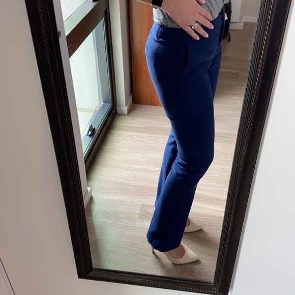 Navy blue Express Columnist barely boot midrise - Picture 2 of 3